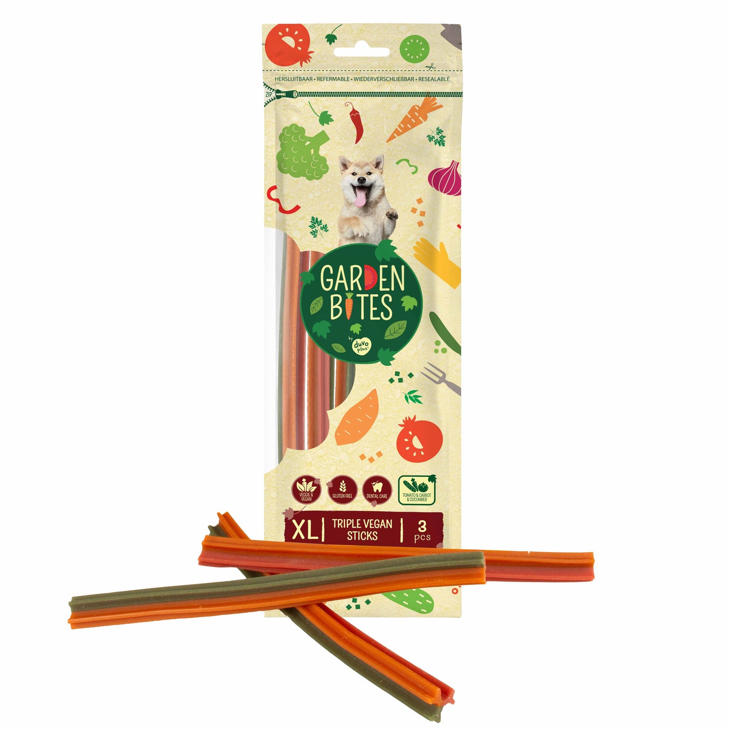 GB Bag Triple Vegan Sticks X Large 3 pack