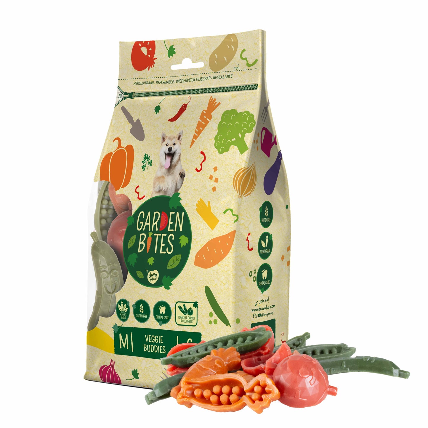GB Bag Veggie Buddies Medium 6 pack