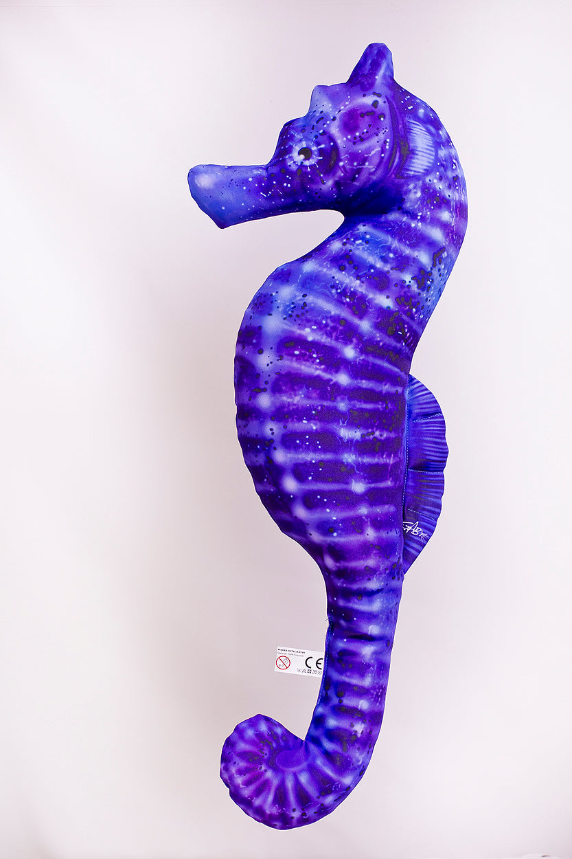 The Sea Horse blue - pillow 60cm
