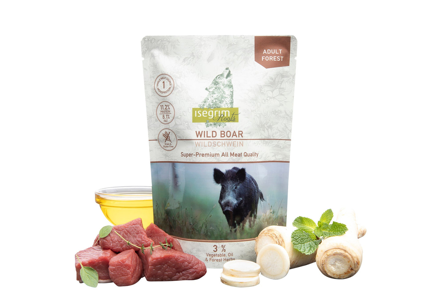 Isegrim Wild Boar 410g Pack of 7