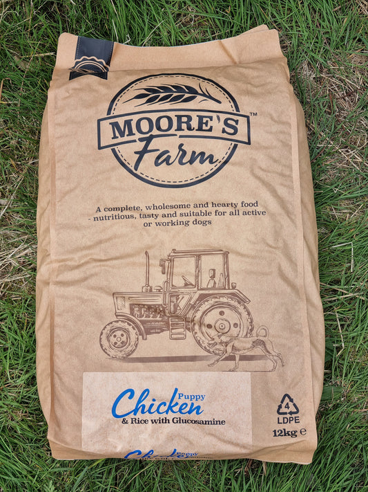 Moore's Farm Puppy Chicken & Rice 12kg