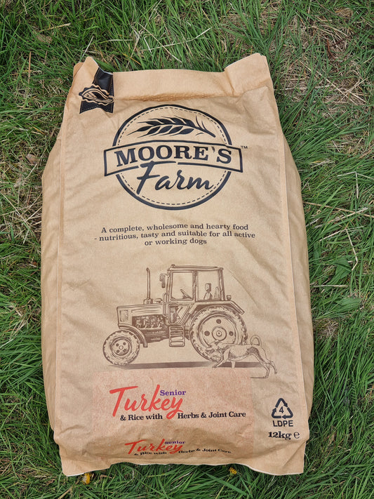 Moore's Farm Senior Turkey & Rice 12kg