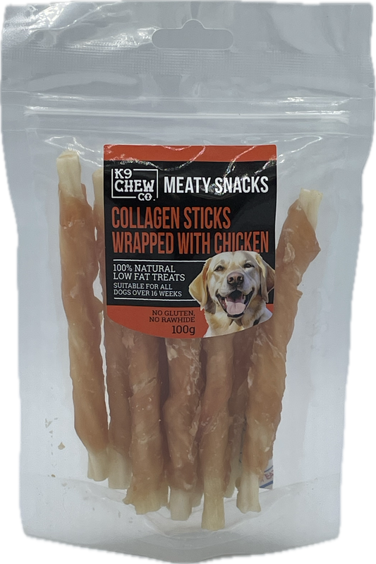 Collagen Wrapped with Chicken stick 5" 100g