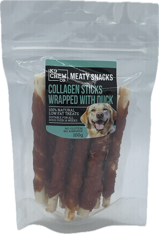 Collagen Wrapped with Duck stick 5" 100g