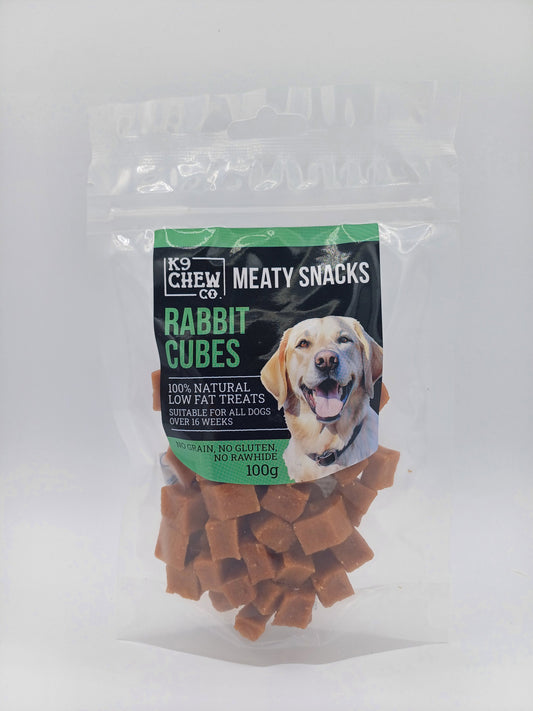 Meaty Snacks Rabbit Cubes 100g