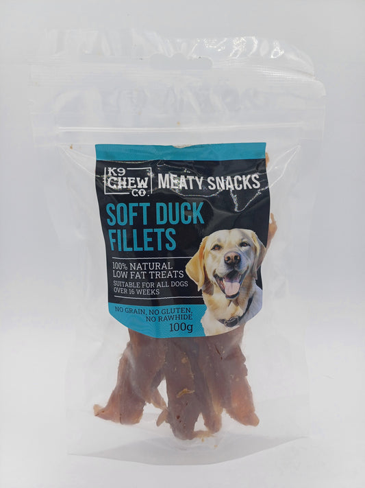 Meaty Snacks Soft Duck Fillets 100g