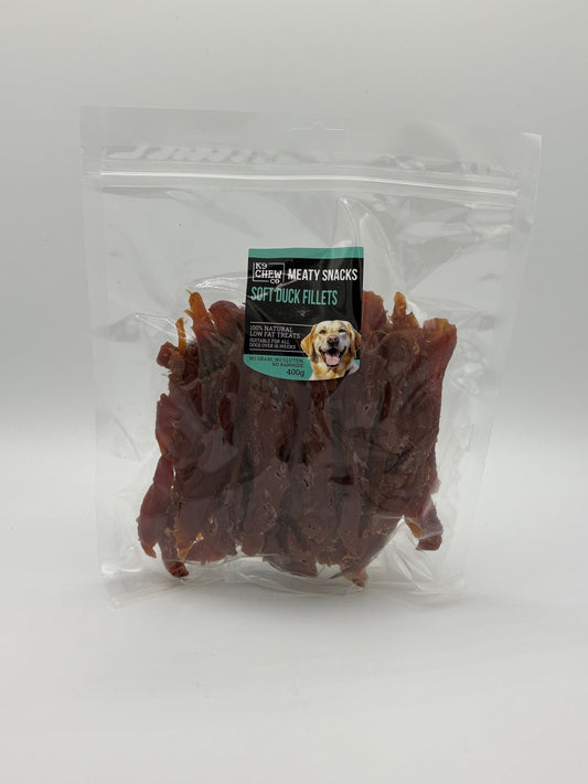 Meaty Snacks Soft Duck Fillets 400g