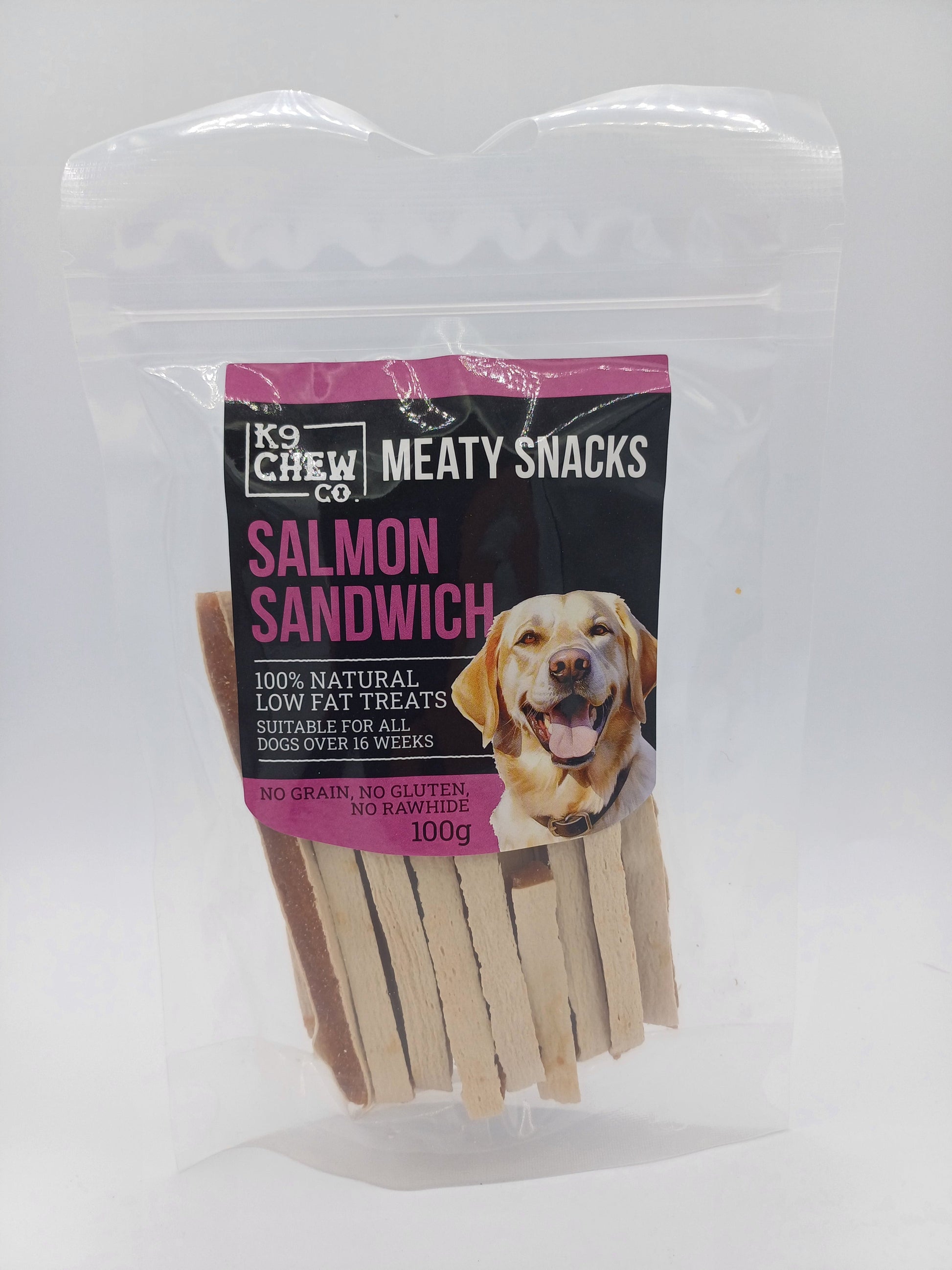 Meaty Snacks Salmon Sandwich 100g
