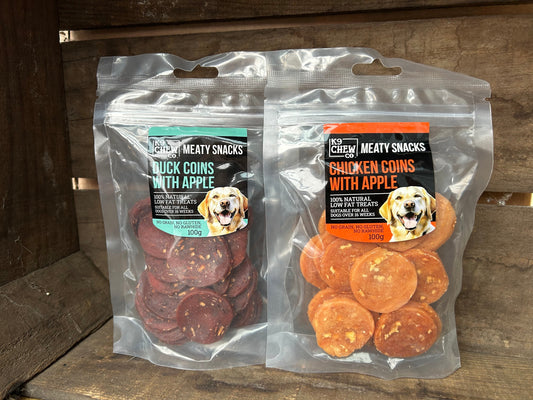 Meaty Snacks Coins with Apple 100g