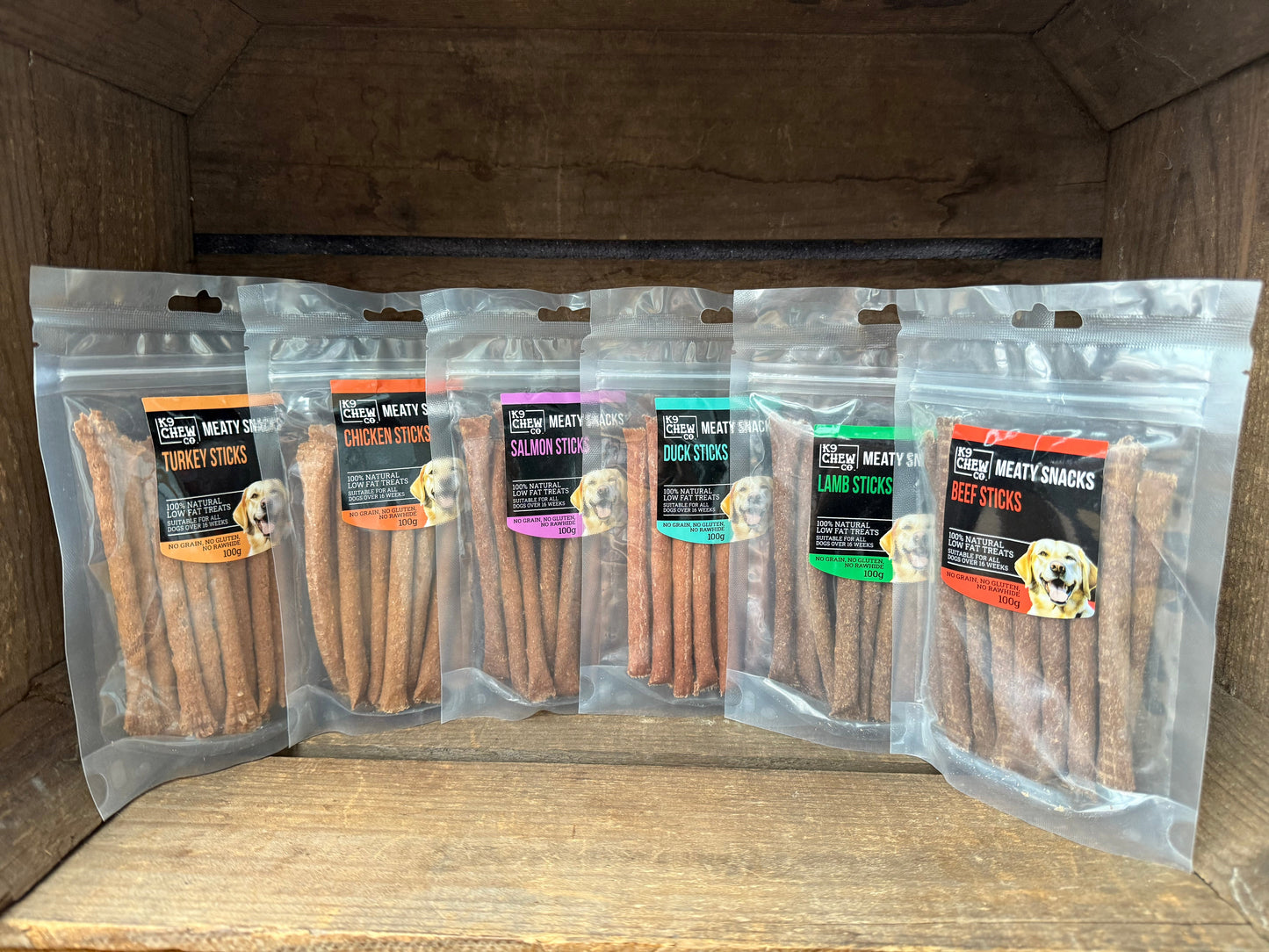 Meaty Snacks Sticks 100g