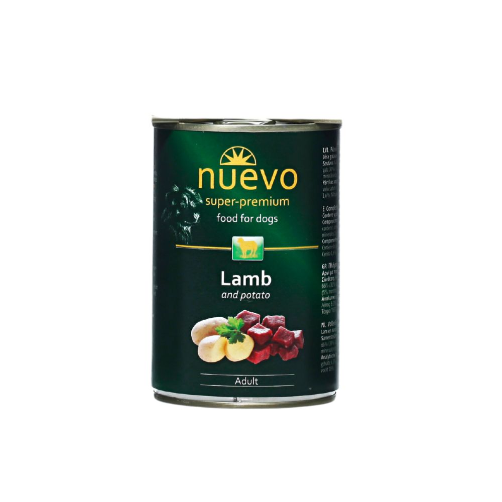 Nuevo Dog Adult Lamb 400g 6pack