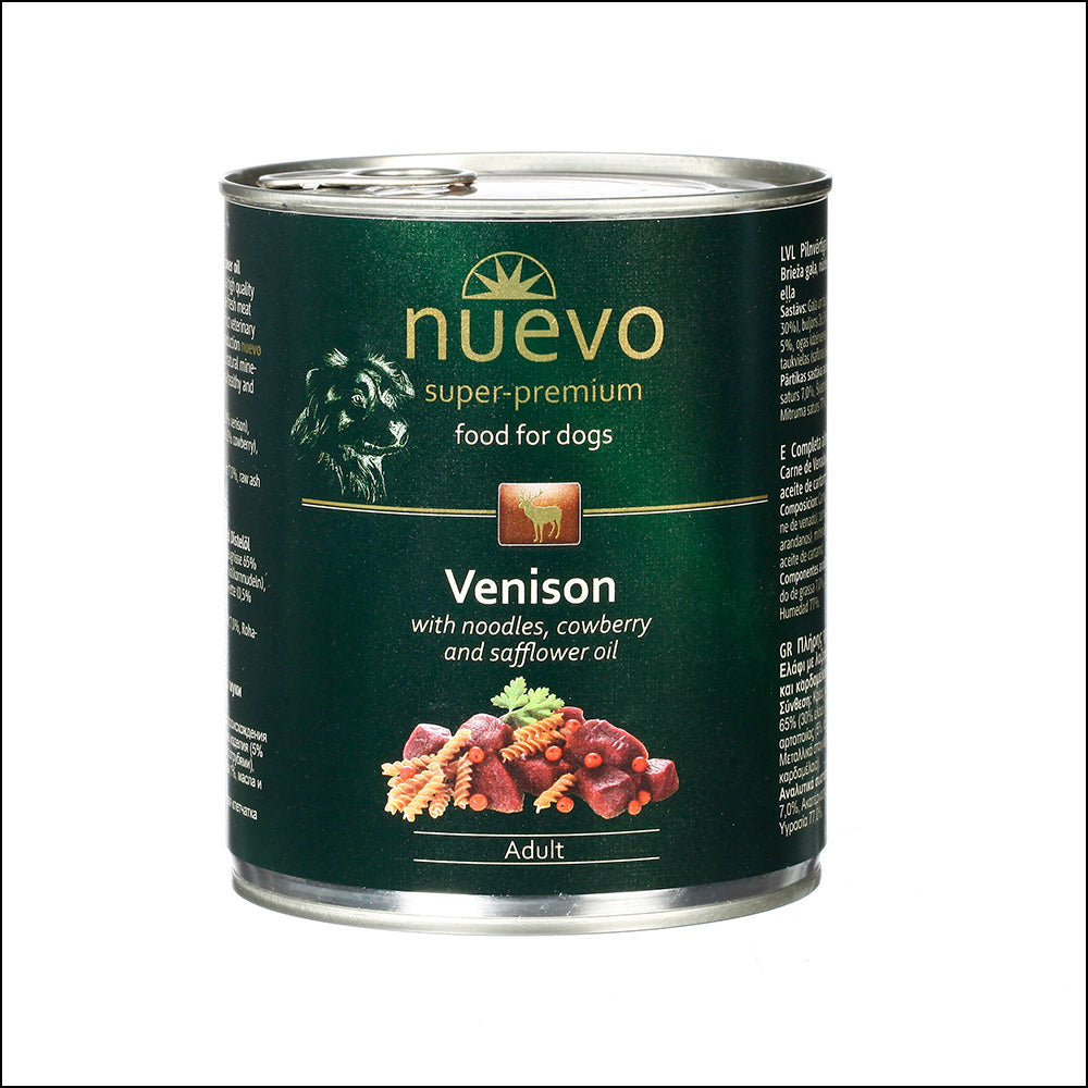 Nuevo Dog Adult Venison Menue 800g 6pack