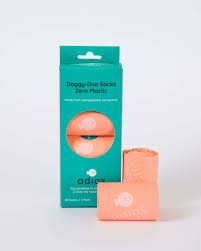 Adios Poo Bags Coral Box of 8 rolls
