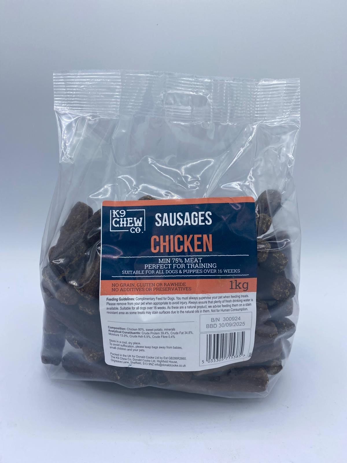 Chicken Sausages SMALL 1kg