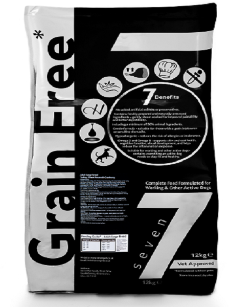 Seven Adult Large Breed Turkey,Sweet Potato/Cranberry 12kg