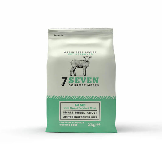 Seven Adult Small Breed Lamb, Sweet Potato & Mint 2KG