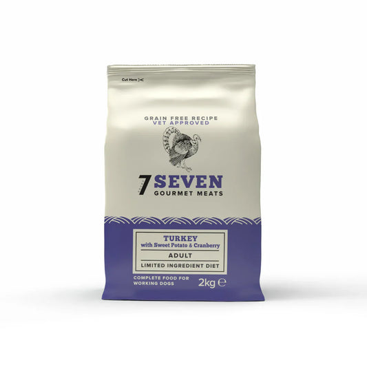 Seven Adult Turkey, Sweet Potato & Cranberry 2KG