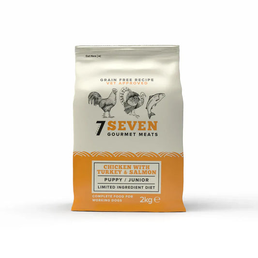 SEVEN  Puppy Chicken with Turkey & Salmon 2KG