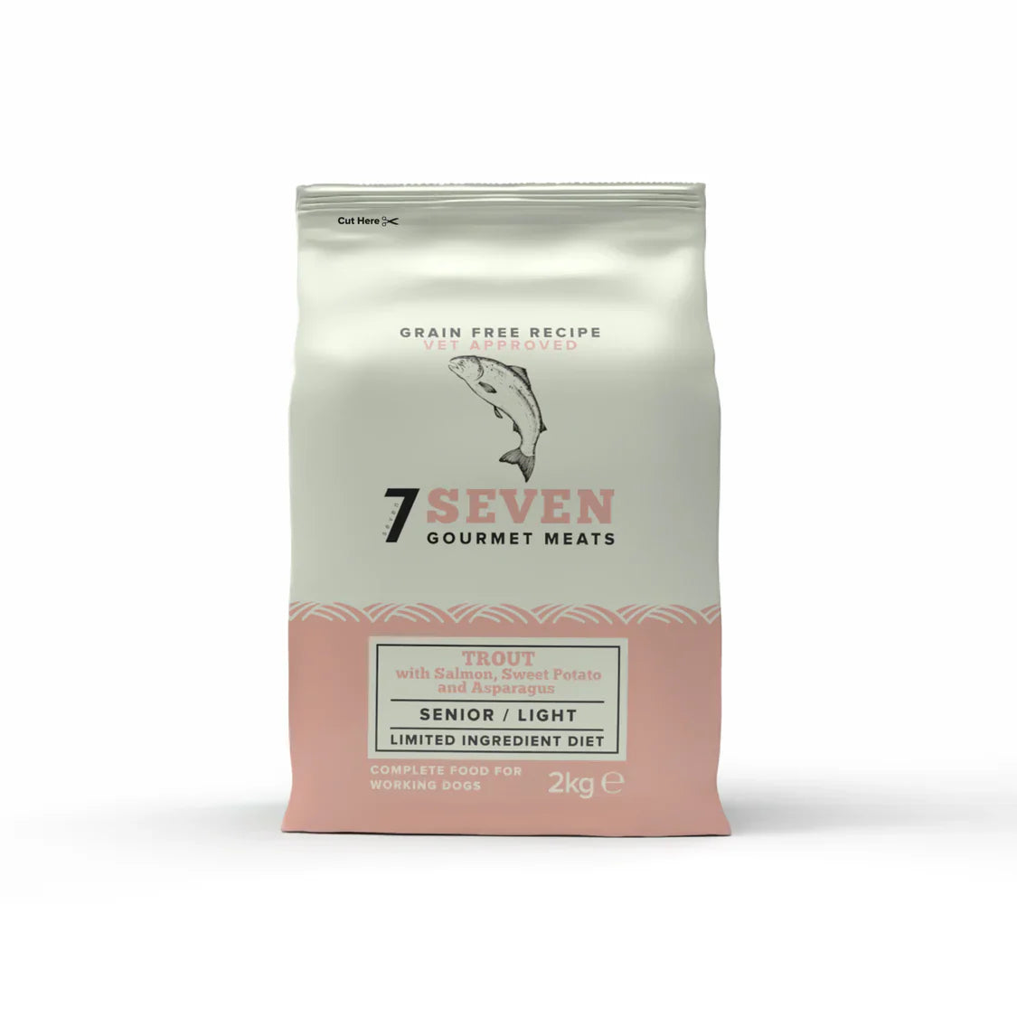 Seven Senior Trout, Salmon, Sweet Potato & Asparagus 2KG