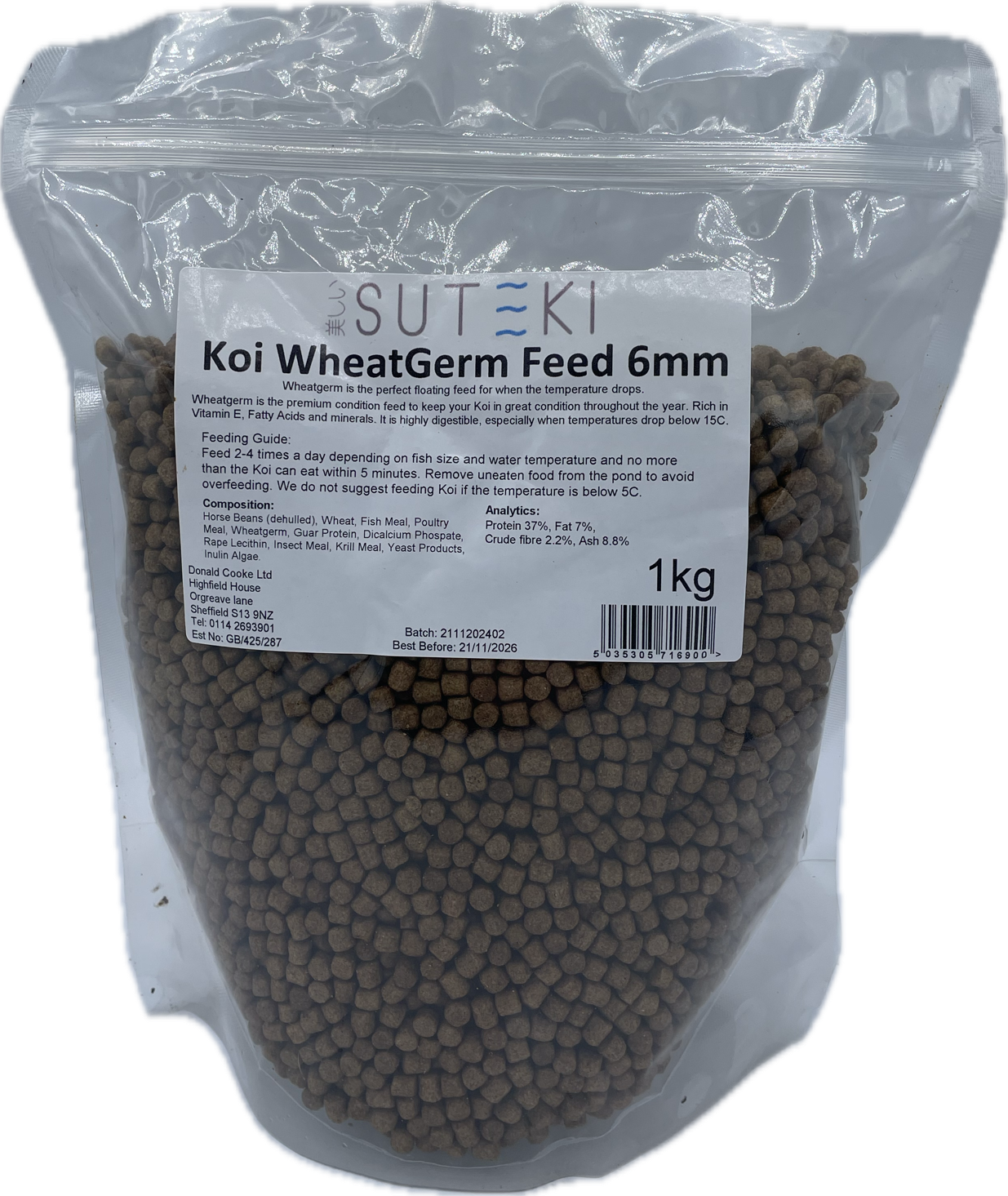 Suteki Koi Grower 6mm 1kg