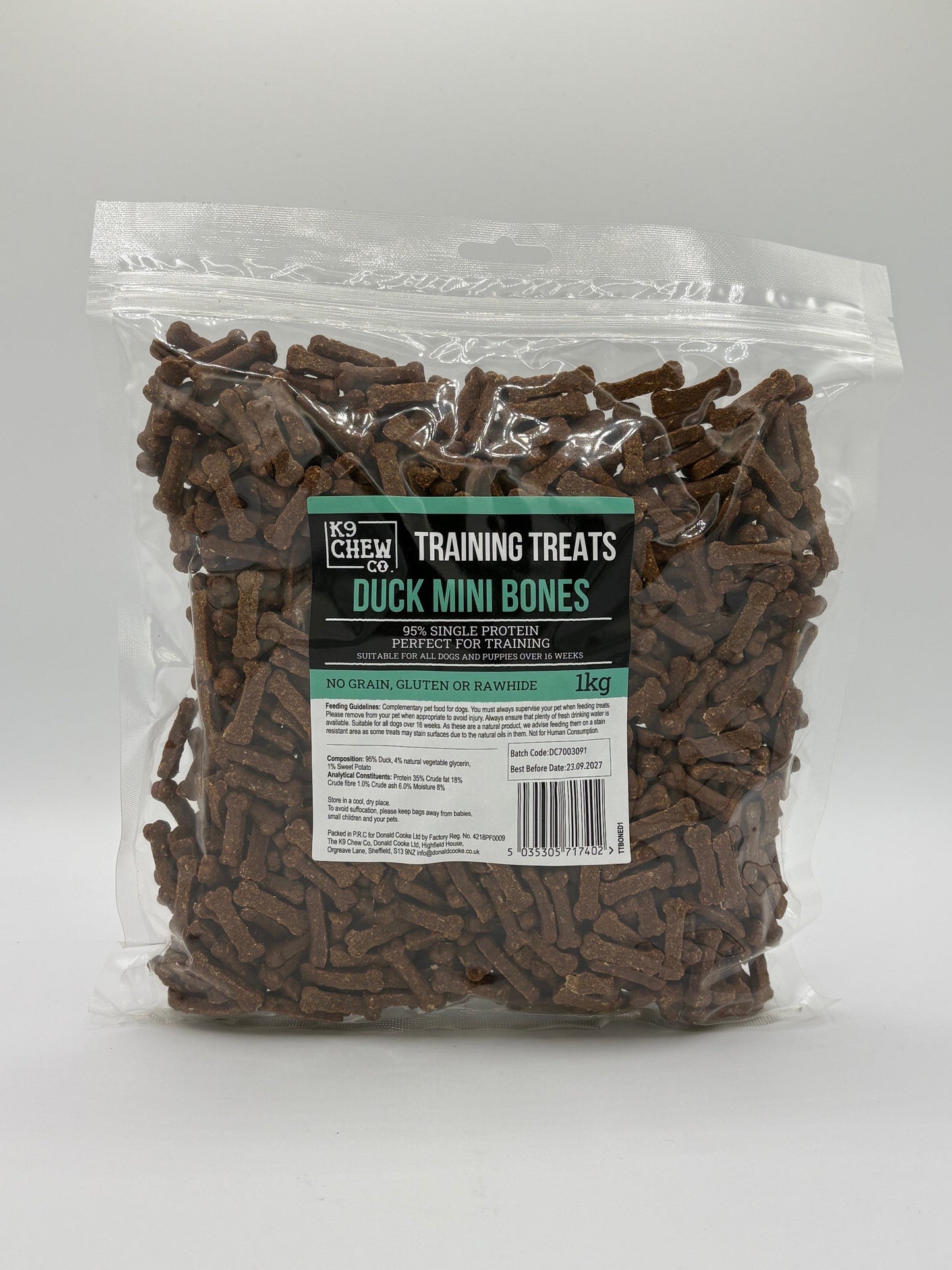 Mini Bone Training Treats 1kg