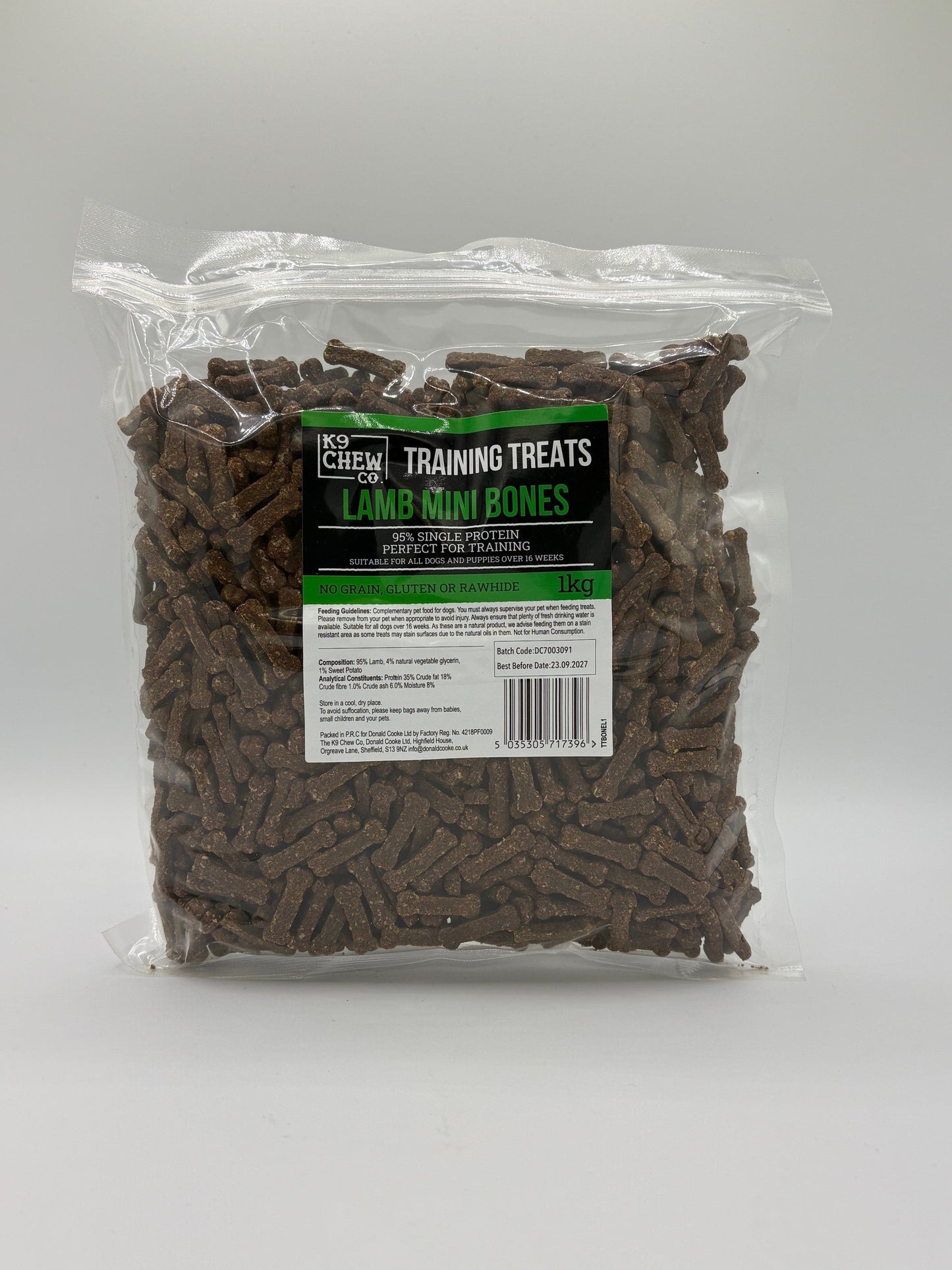 Mini Bone Training Treats 1kg