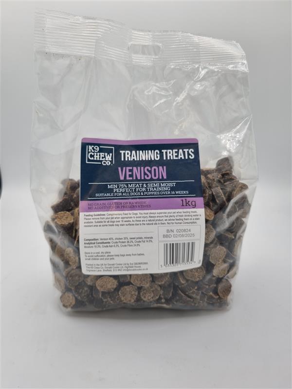 Training Treats Venison 1kg