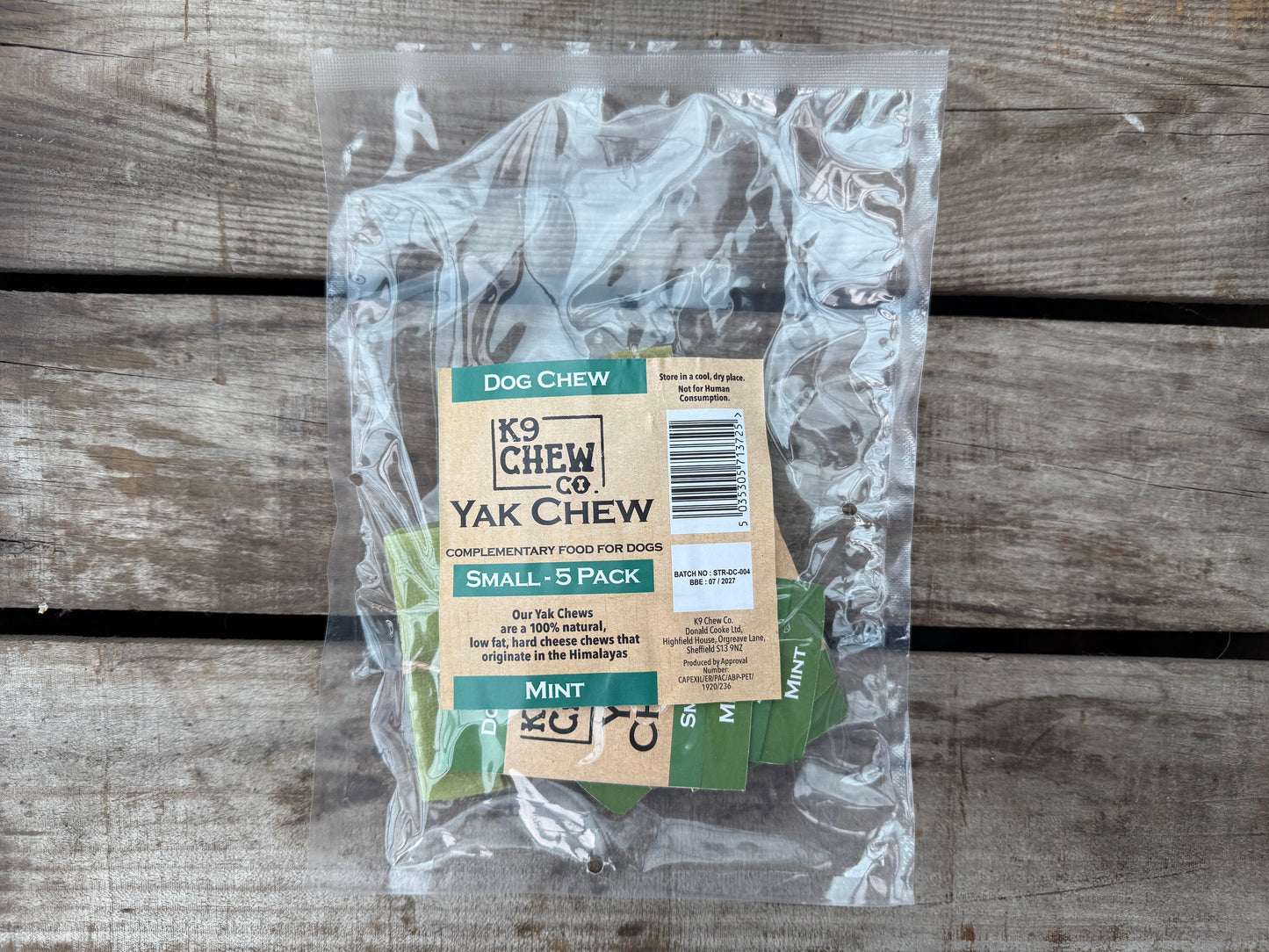 Yak Chew Mint 5 pack