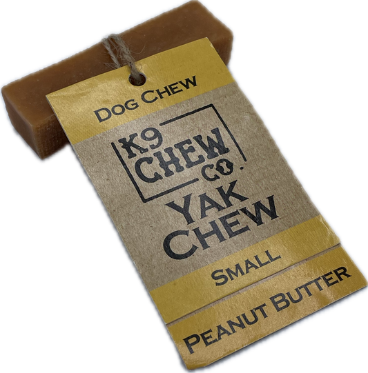 Yak Chew Peanut Butter 5 pack Small