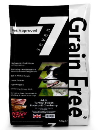 Seven Adult Turkey,Sweet Potato & Cranberry 12kg