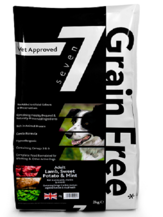 Seven – Adult Lamb, Sweet Potato & Mint 2KG