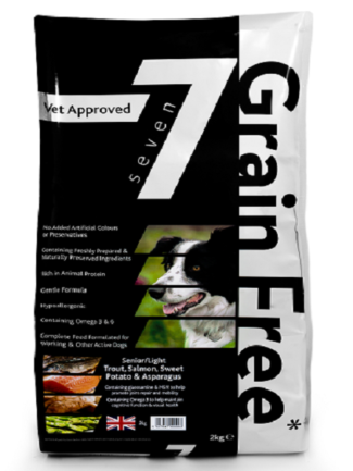 Seven Senior Trout, Salmon, Sweet Potato & Asparagus 2KG
