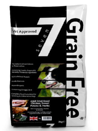 Seven – Adult Small Breed Chicken, Sweet Potato & Herbs 2kg